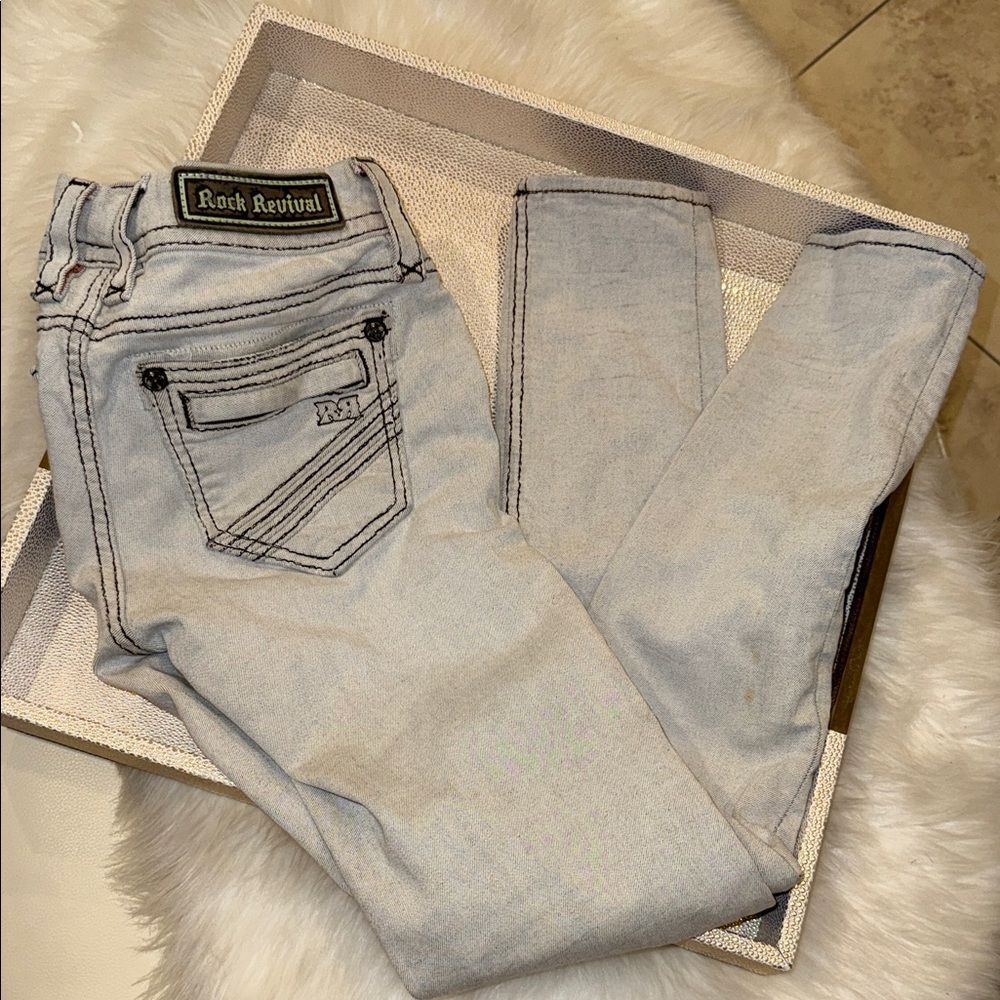 Rock Revival Women's Light Wash Skinny Jeans